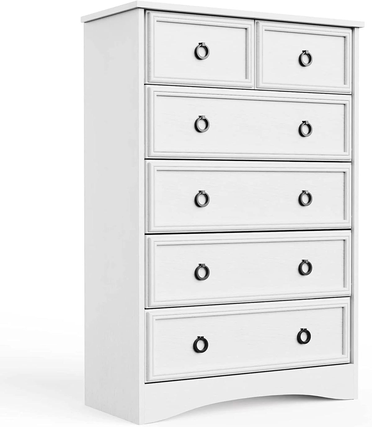 Gray 6 Drawer Wood Dresser S188