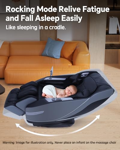 White Zero Gravity Full Body Massage Chair with Heat Z594790