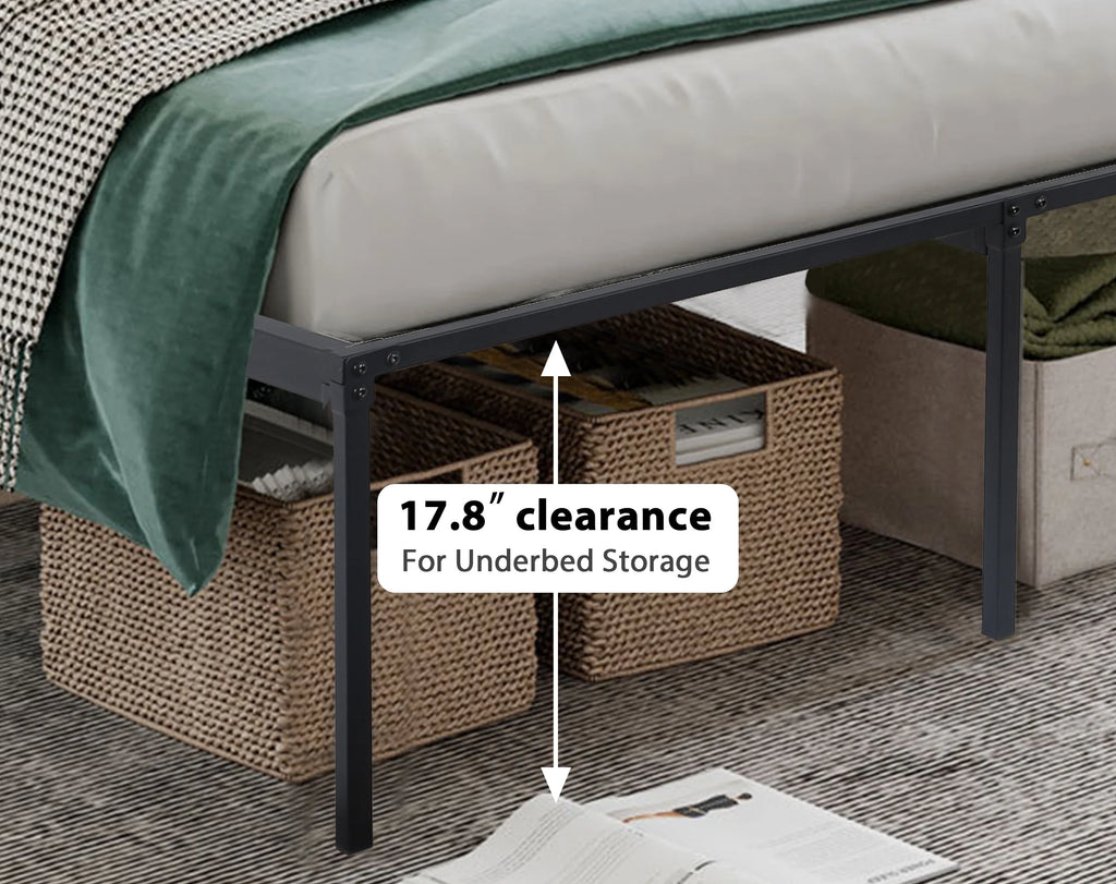 King Size 18 Inch Metal Platform Bed Frame G971674
