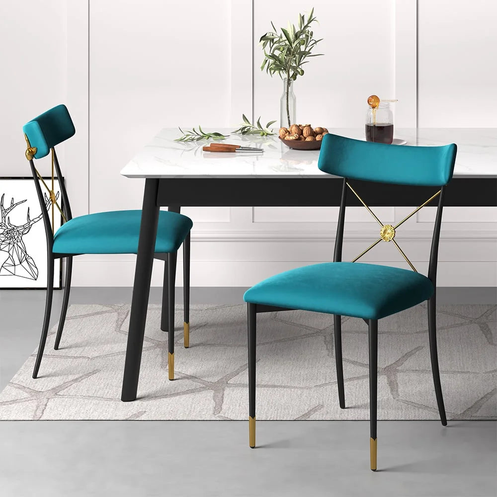Green Upholstered Side Chair O38174