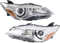 Toyota Camry Headlight Assembly Pair Driver and Passenger Side with Bulbs C207783
