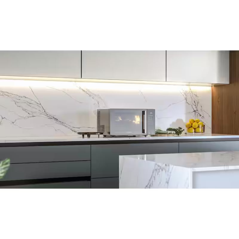 Electric Built-In Microwave in Silver with Mirror Finish G255