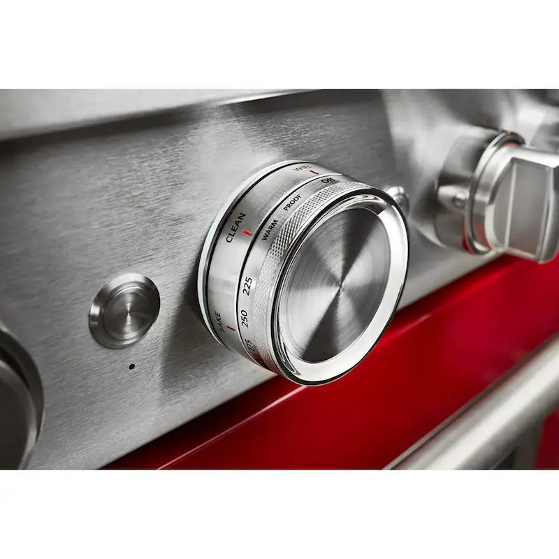 5.1 cu. ft. Dual Fuel Freestanding Smart Range with 6-Burners in Passion Red K89924