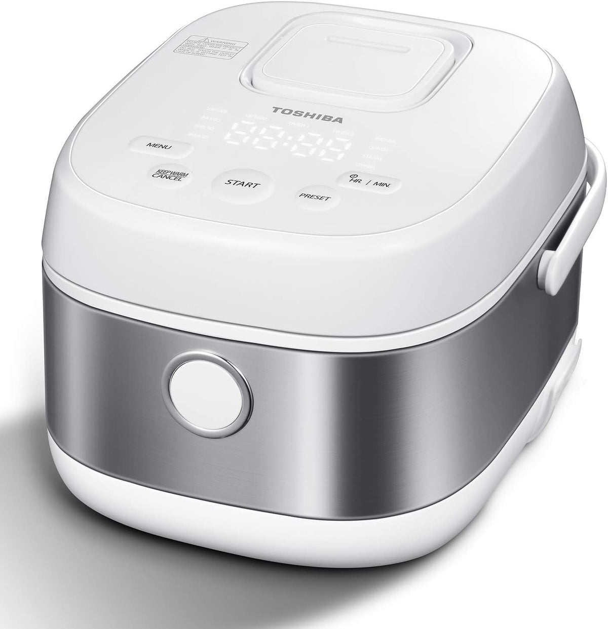 White 5.5 Cups Digital Programmable Multi-functional Rice Cooker R8333