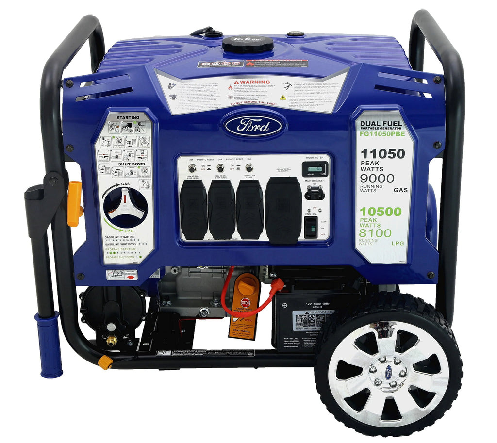 11,050-Watt Dual Fuel Portable Generator F62159