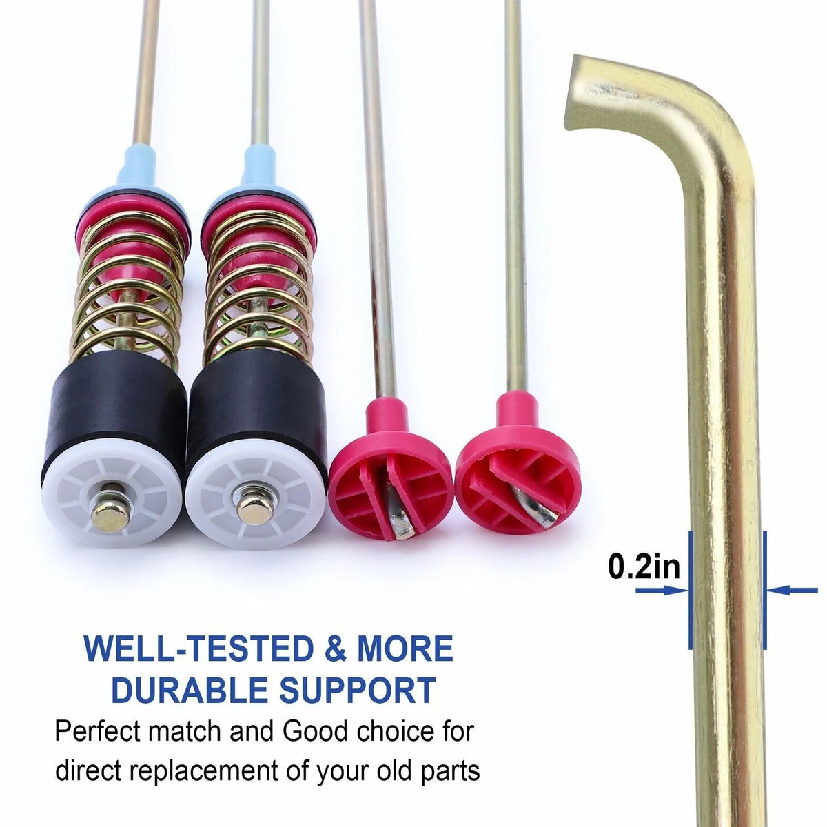 4 Pack Washer Suspension Rod Kit W887403