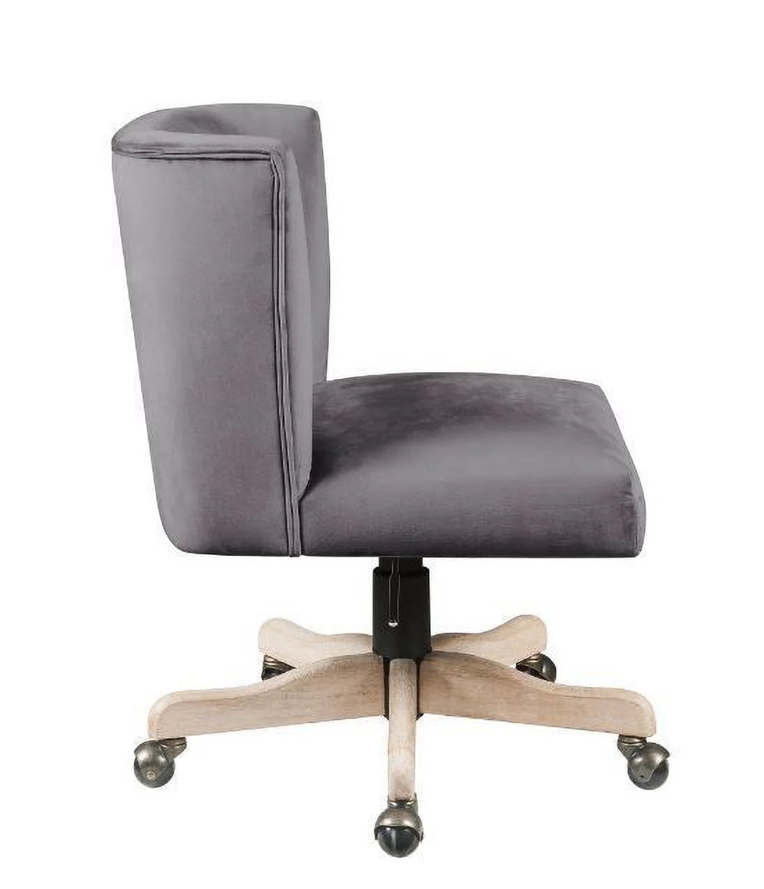 Grey Velvet Office Chair H95177