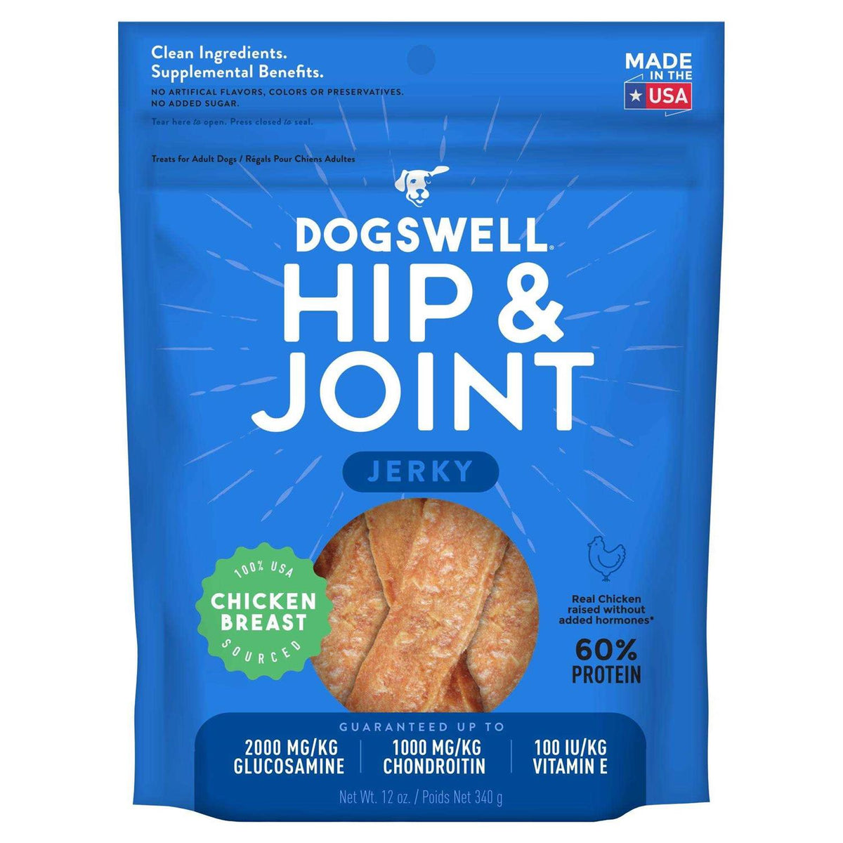 Chicken Hip & Joint Jerky Dog Treats A239136