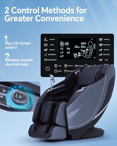 White Zero Gravity Full Body Massage Chair with Heat Z594790