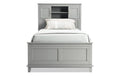 Gray Full Bookcase Bed Y79462