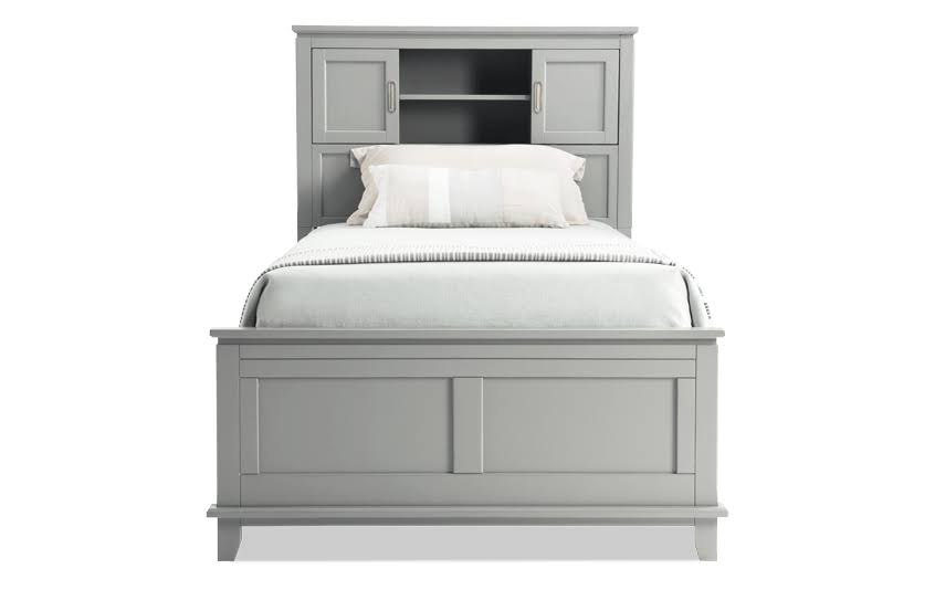 Gray Full Bookcase Bed Y79462