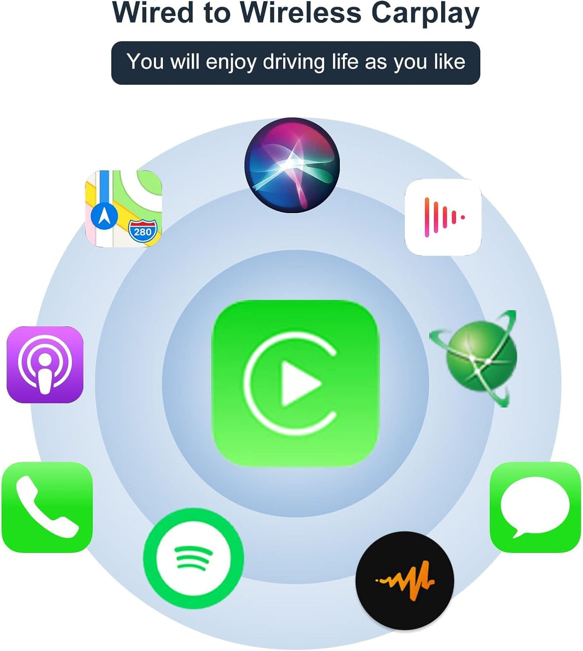 Wireless CarPlay Adapter Pack of 2 V642867