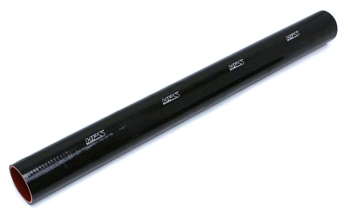 2-11/16x22 ID x 3 Feet Long 4-ply Silicone Coolant Hose Black V304