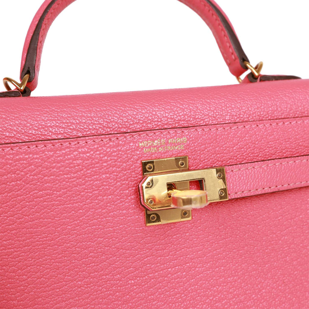 Pre-owned Rose Lipstick Chèvre Bag Y386631