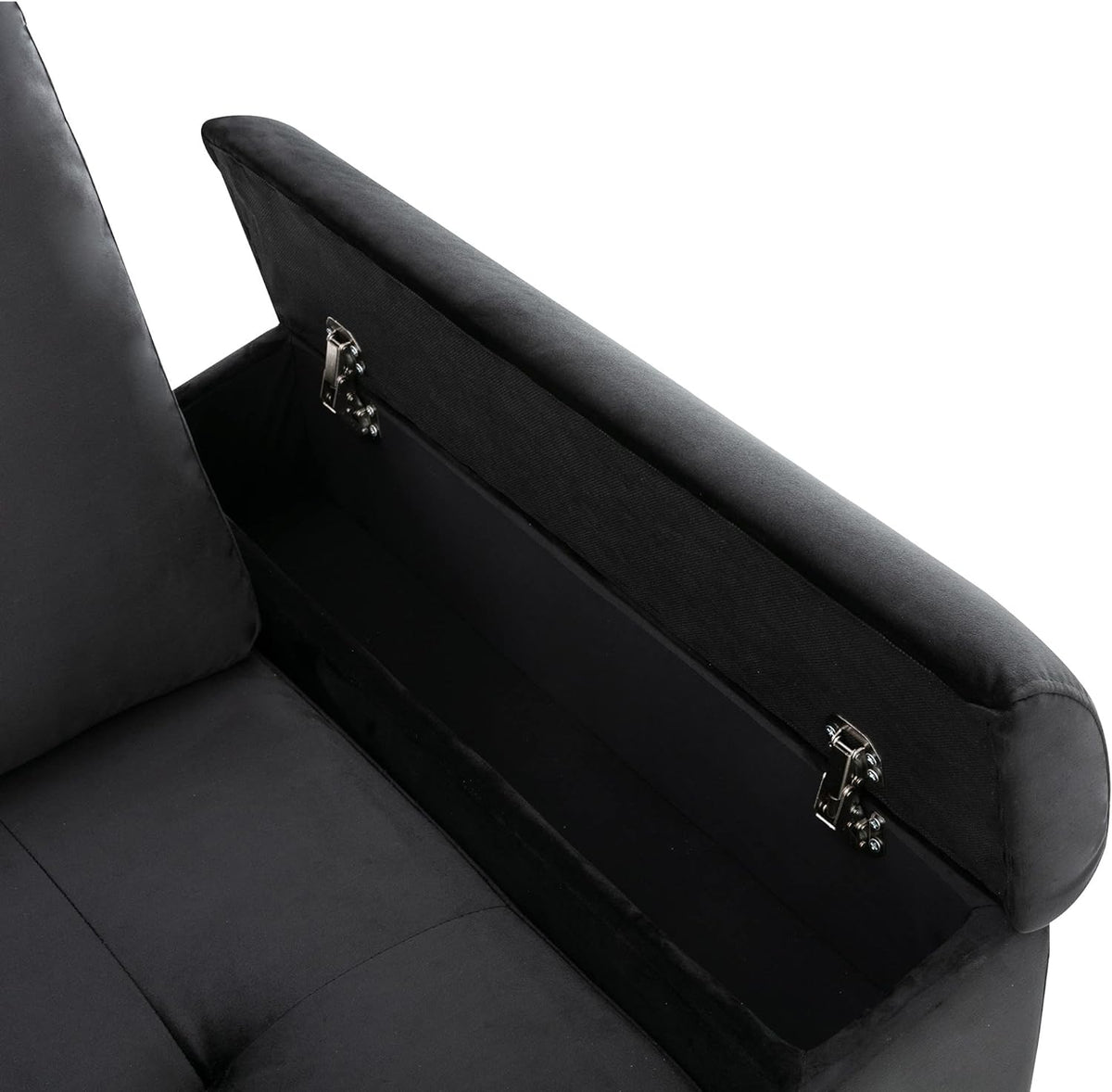 Reversible Sleeper Sectional Sofa with Storage Ottoman C7276