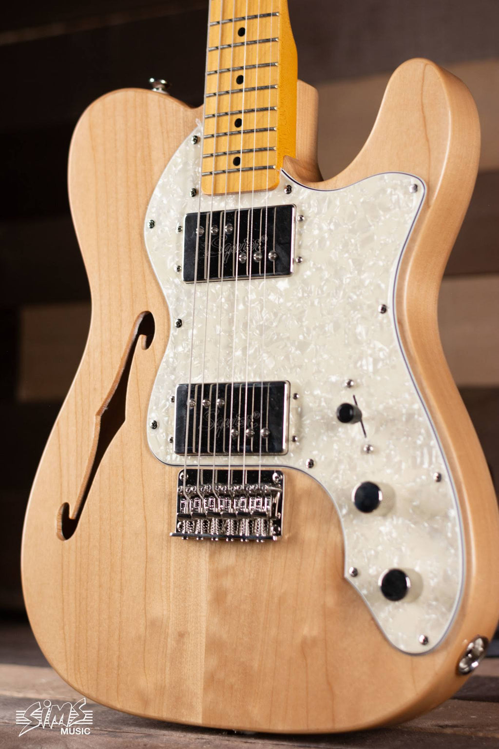 Natural Telecaster Thinline Guitar Z9479
