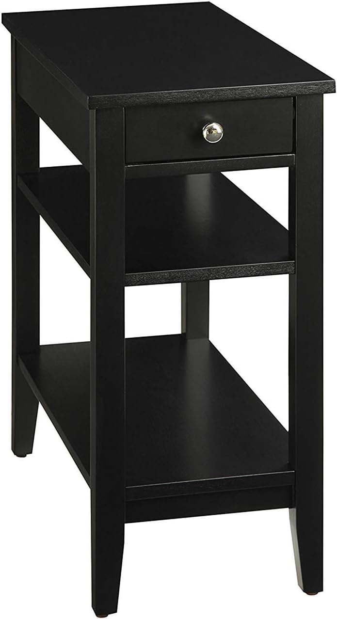1 Drawer Chairside End Table with Shelves K544