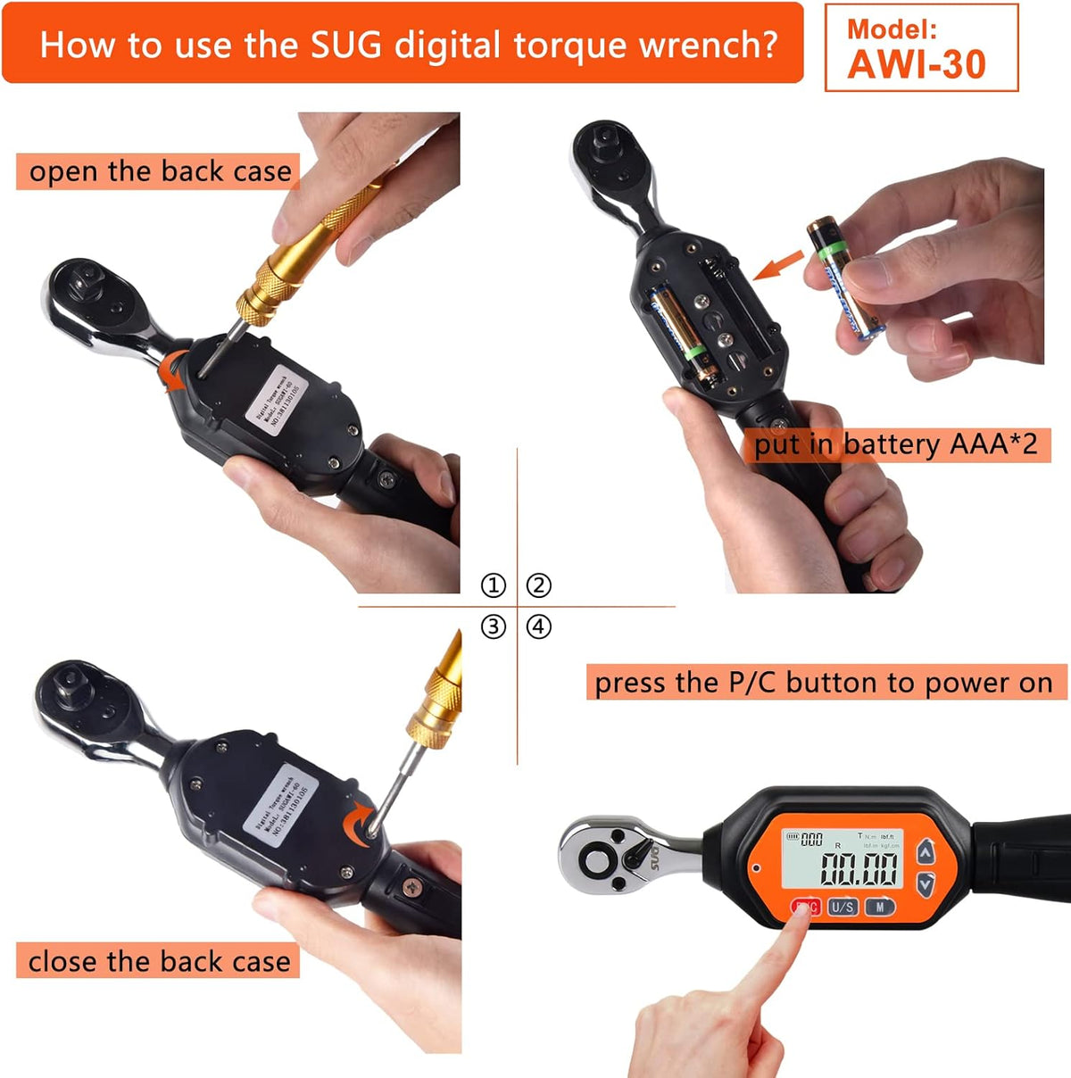 1/4-inch Drive Digital Torque Wrench M897138