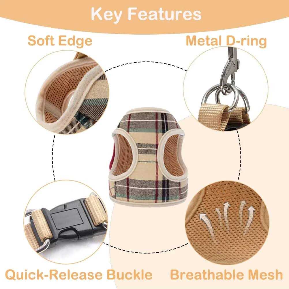 Soft Mesh Padded Dog Harness I57070