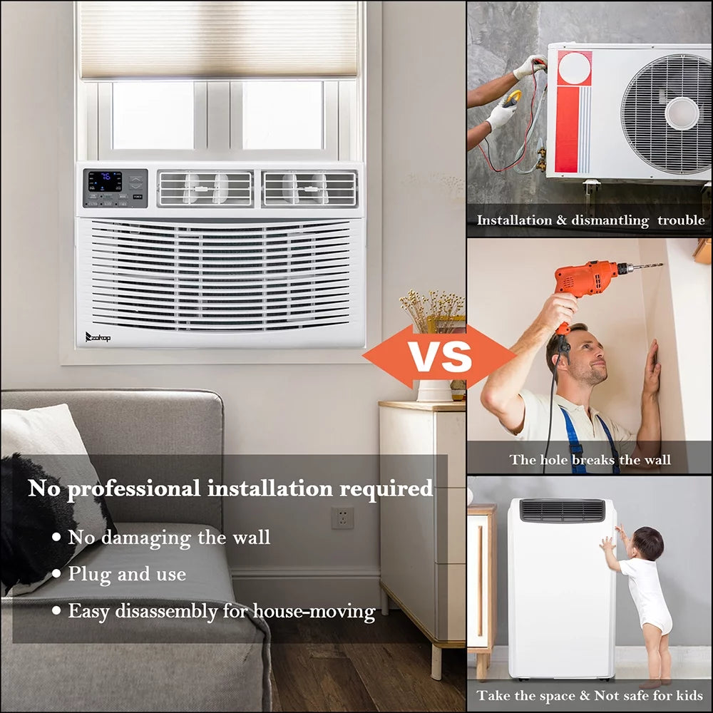 10000BTU Window Air Conditioner with Remote Control J13275