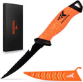 Fillet Knife and Bait Knife, Stainless-Steel Blade, Non-Slip Handles with Sheath L4669