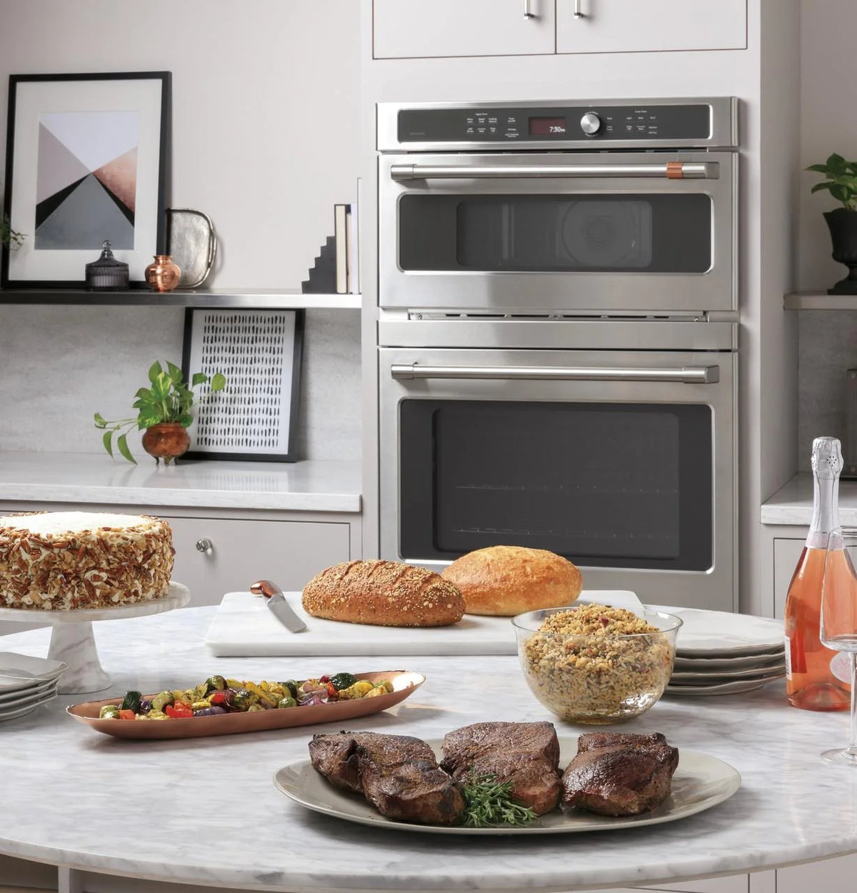 30 inch Built-In Electric Convection Wall Oven with Microwave L812897