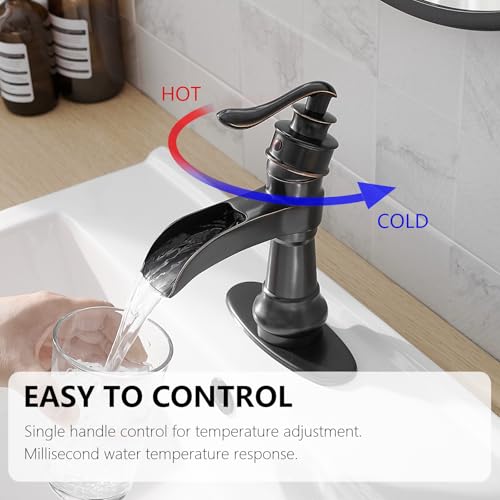 Oil Rubbed Bronze Single Hole Vessel Sink Faucet N367
