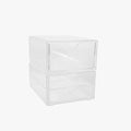 2 Pack Stackable Plastic Desk Organizers J2373