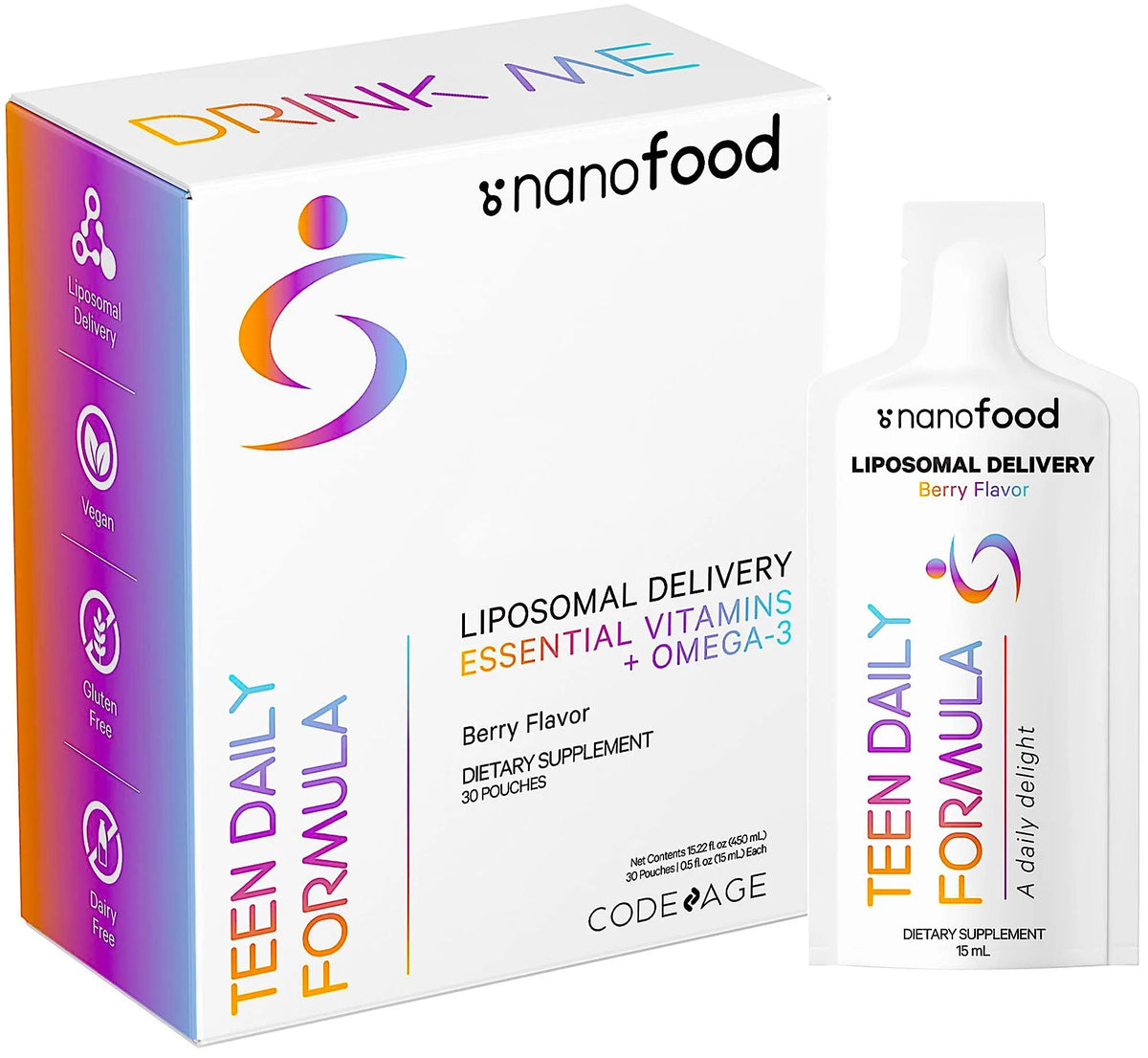 Liquid Multivitamin Supplement 30 Pouches G4984