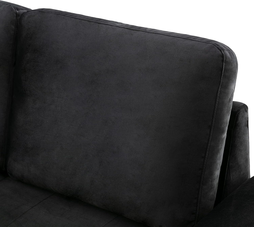 Reversible Sleeper Sectional Sofa with Storage Ottoman C7276
