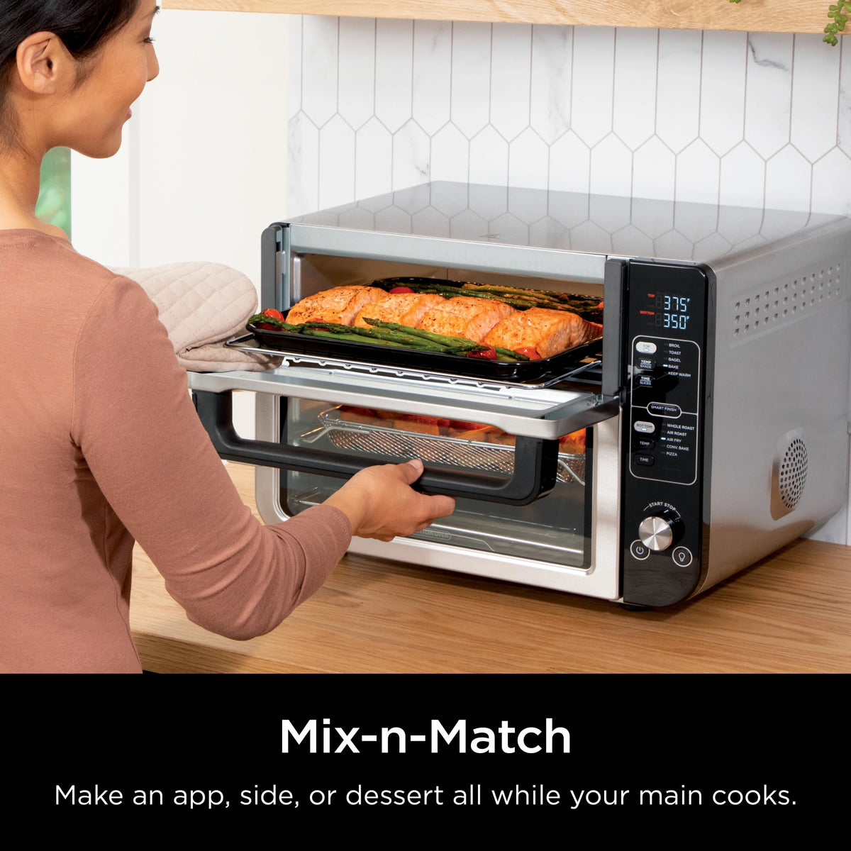 10-in-1 Double Oven with Convection and Air Fry A1061