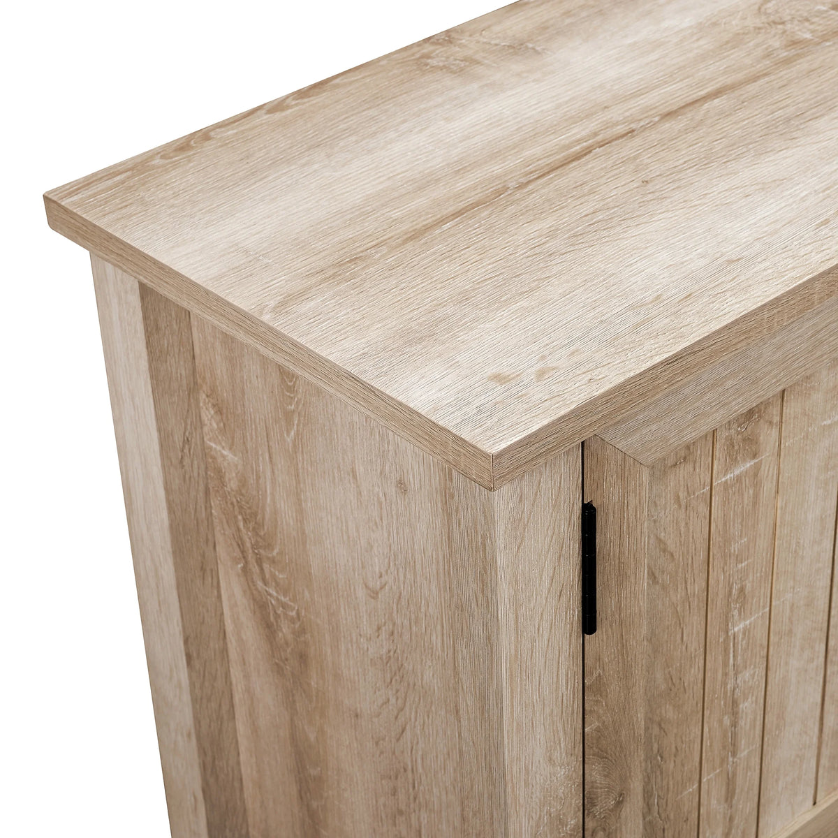 White Oak Grooved-Door TV Stand Y165