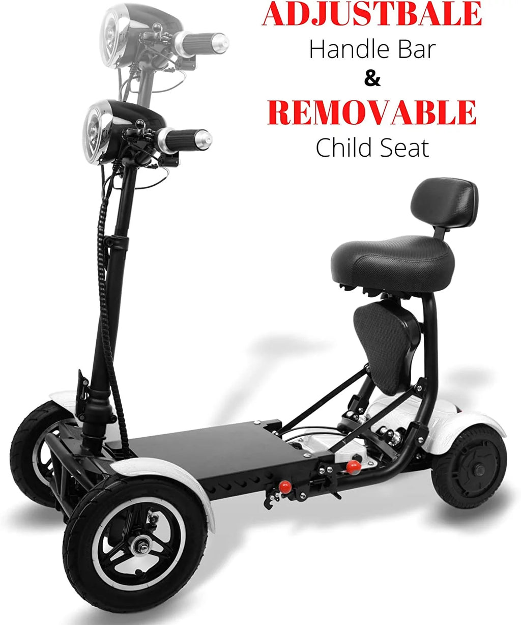 Foldable Lightweight Battery Power Four-Wheel Mobility Scooter L277