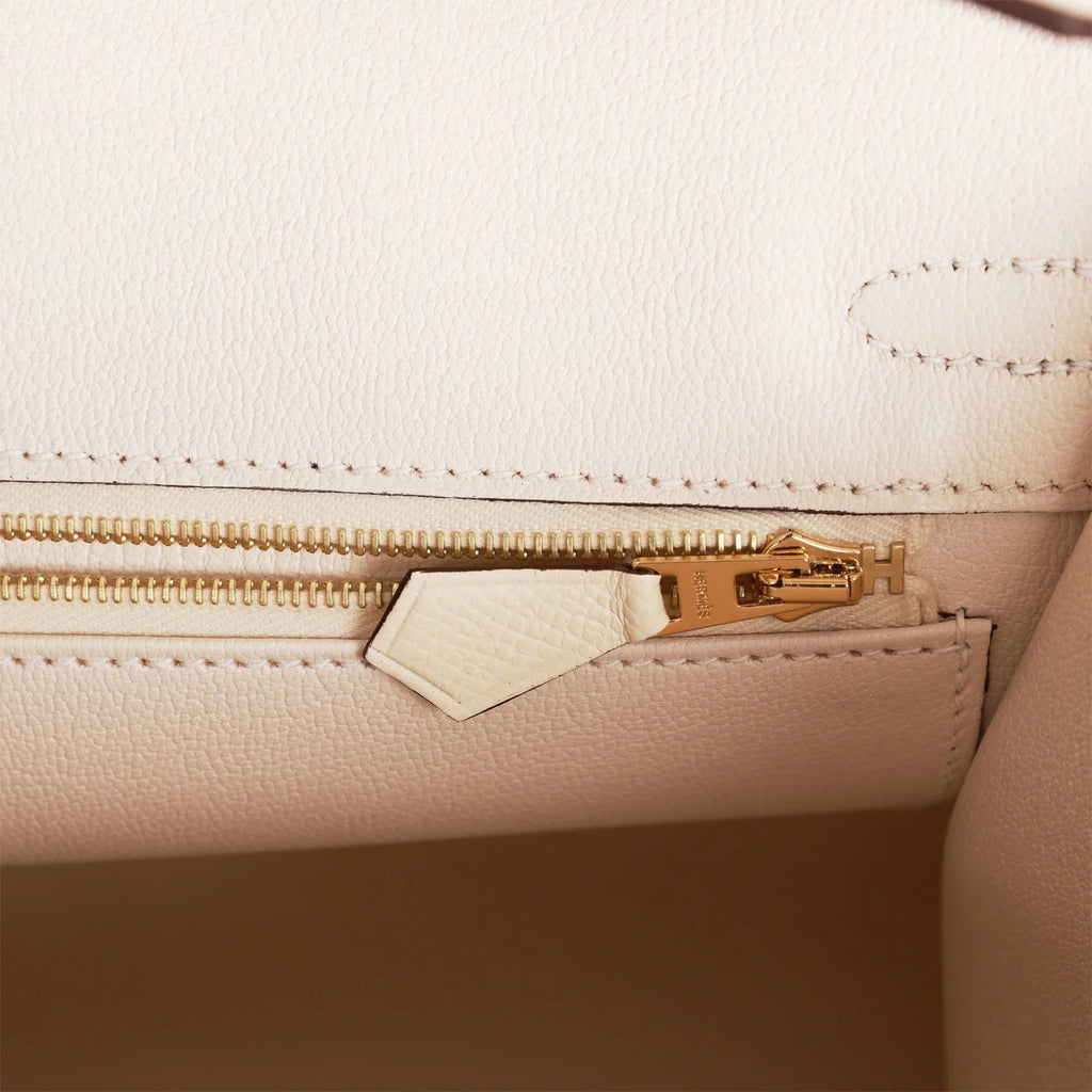 Birkin 25 Nata Epsom Gold Hardware Q1843