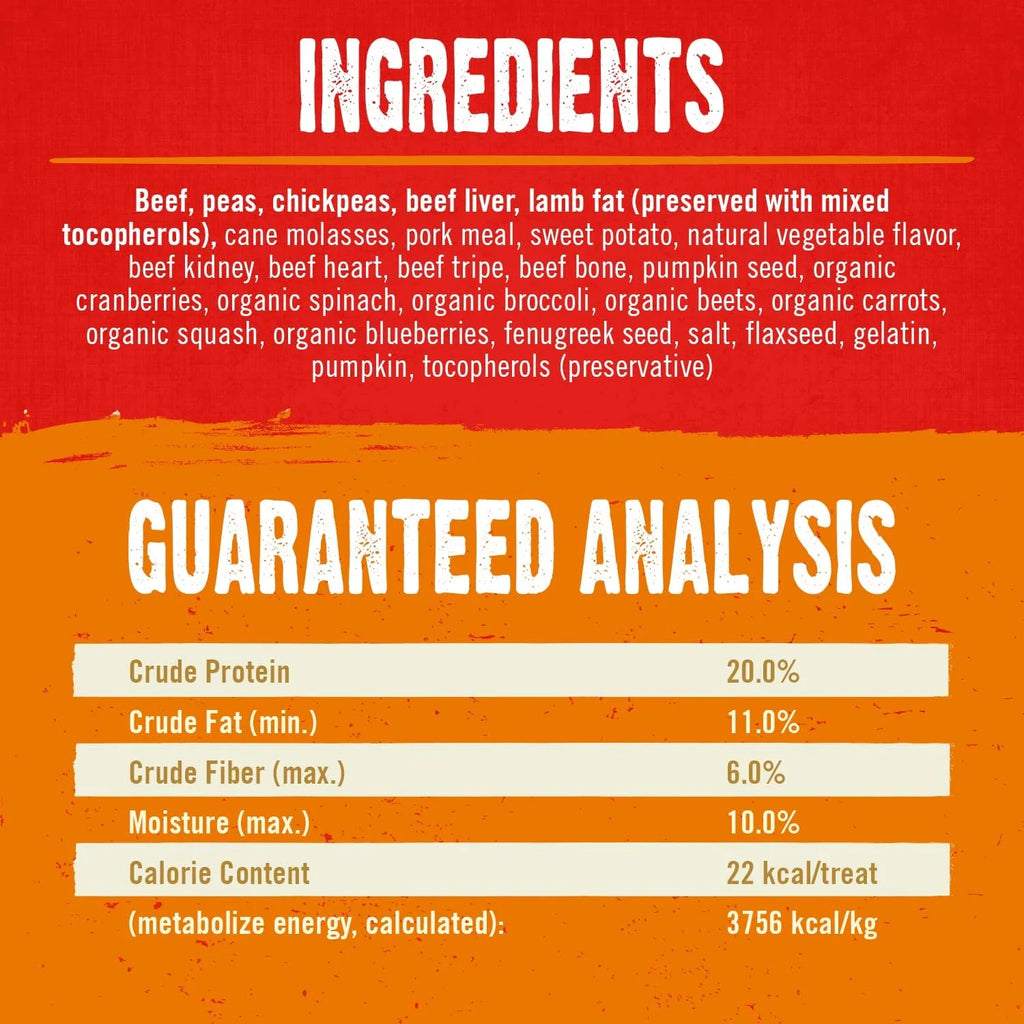 Freeze-Dried Raw Coated Grain Free Dog Biscuits 9 oz Bag D166808