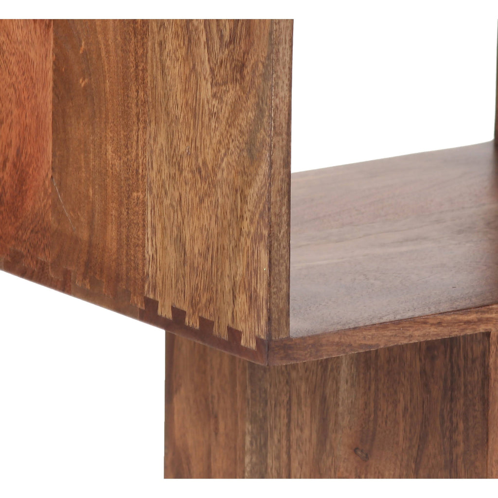 Solid Acacia Wood Bookcase H750