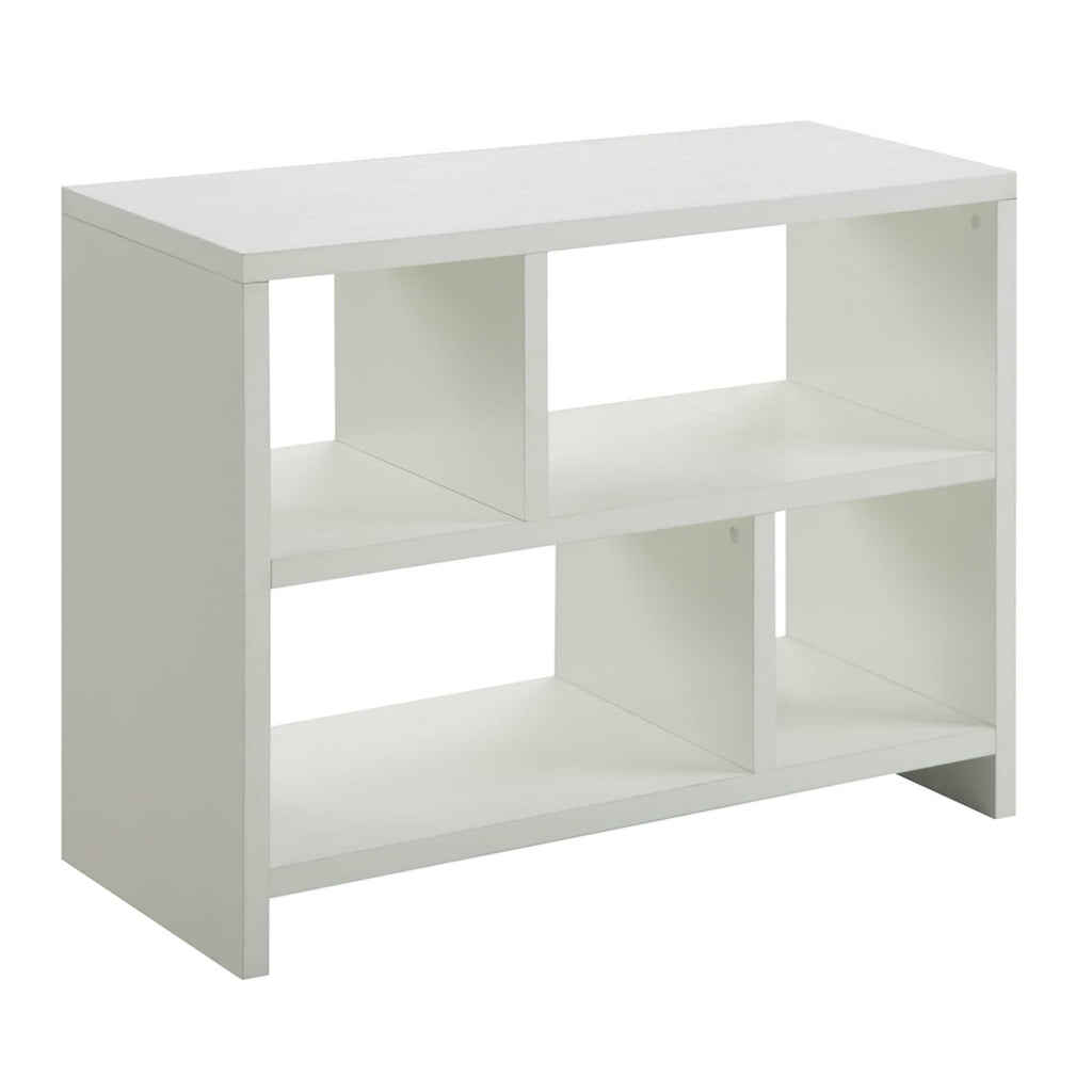 White Console Bookcase T413