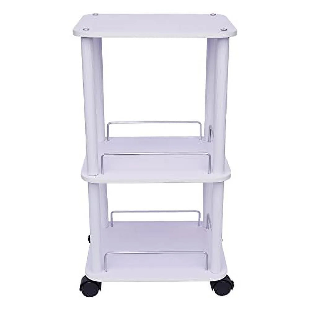 3-Tier Salon Trolley Cart with Rolling Wheels B781