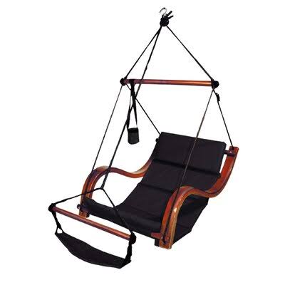 Polyester Chair Hammock Jet Black Z8783