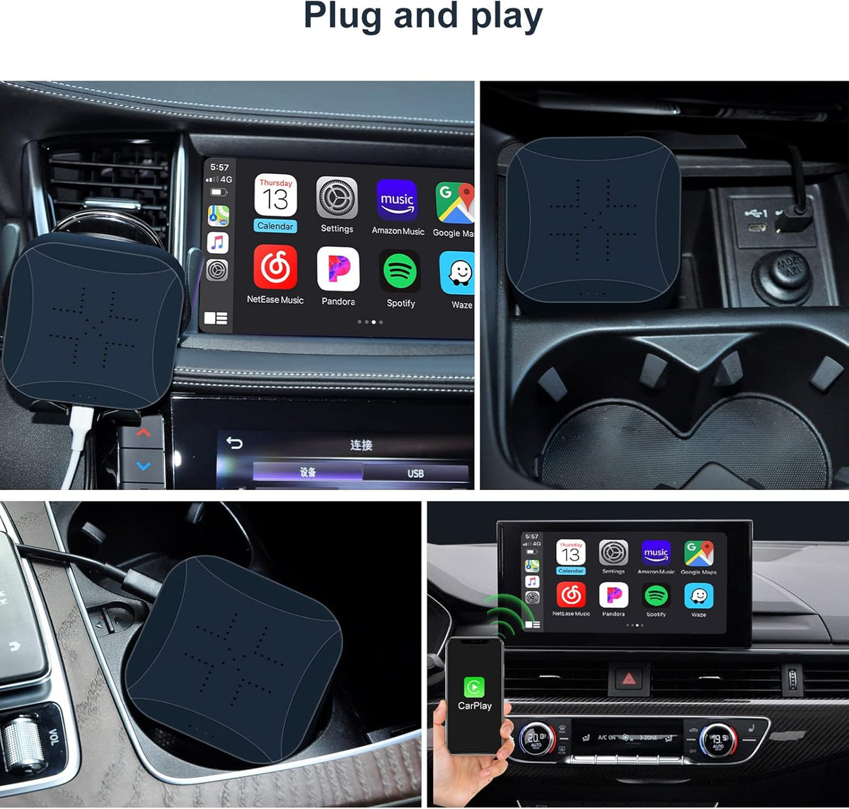 Wireless CarPlay Adapter Pack of 2 V642867