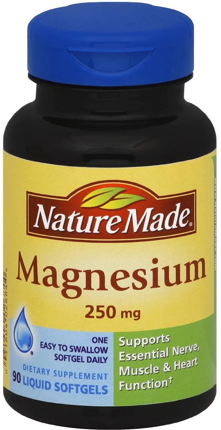 Magnesium 250 mg Liquid Softgels 90 ea Pack of 4 Z247439