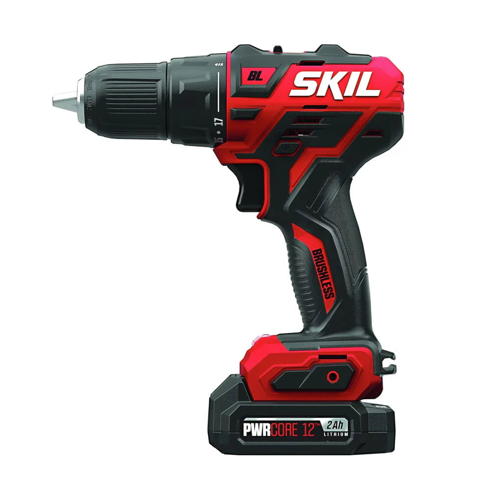 12-Volt 1/2 In. Cordless Brushless Drill Driver Kit with Battery and Charger P3465