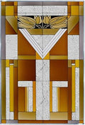 Vertical Stained Glass Panel L54453