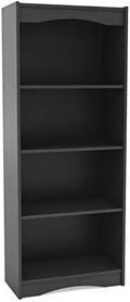 60 Tall Bookcase in Midnight Black C63198
