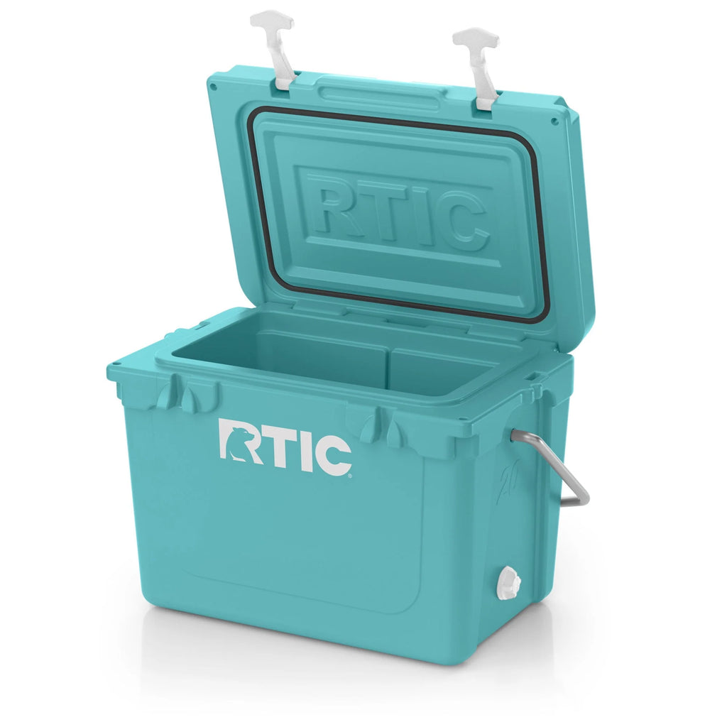 White 20 QT Rotomolded Hard-Sided Ice Chest Cooler K7348
