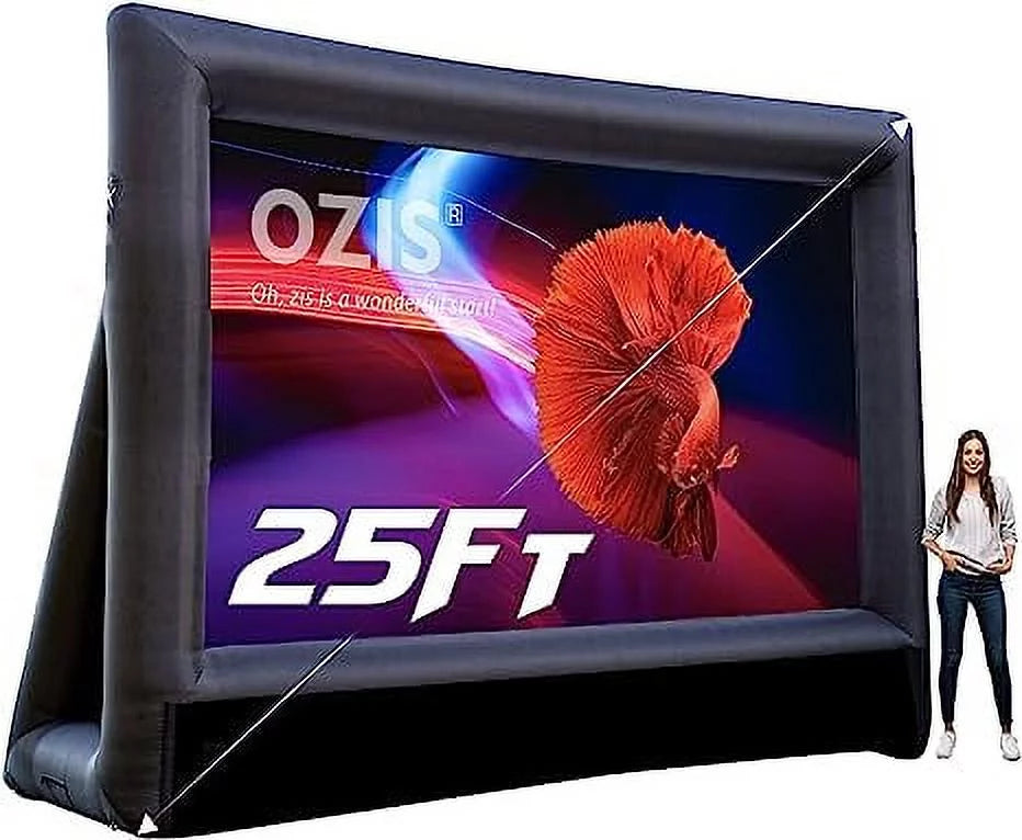 16Ft Inflatable Projector Movie Screen with Blower U62930