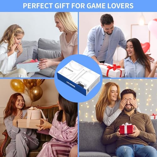 Wireless Retro Game Console 4K HDMI Plug and Play with Dual 2.4G Wireless Controllers 64G M665485