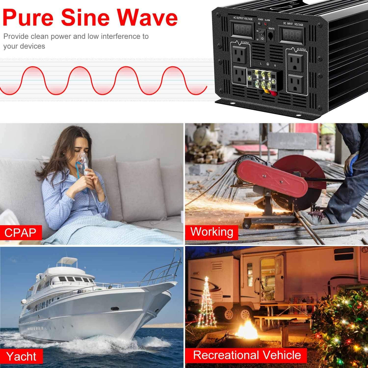 1500W Pure Sine Wave Solar Inverter K484433