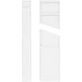 Smooth PVC Pilaster with Decorative Capital & Base (Pair) J551