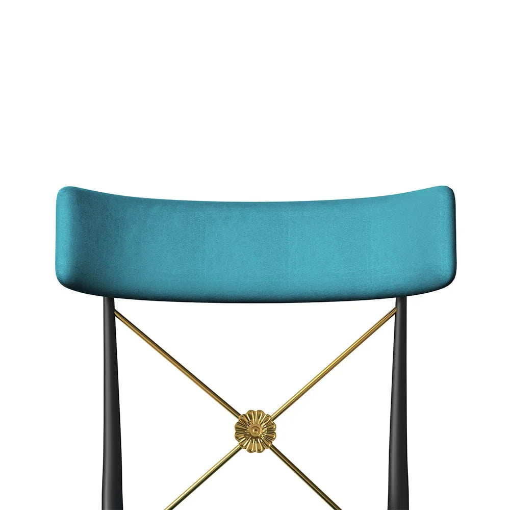 Green Upholstered Side Chair O38174